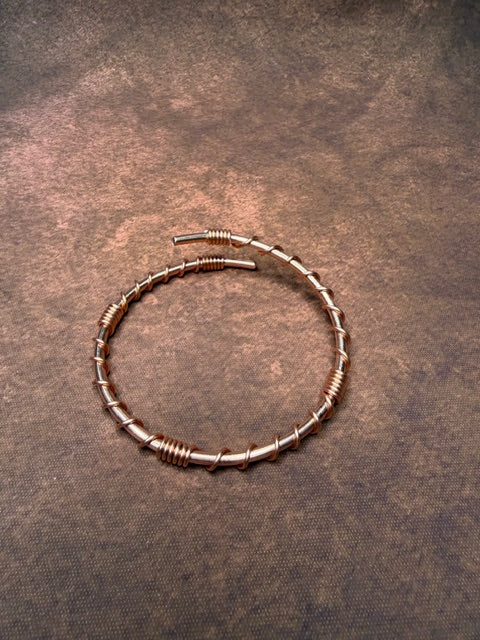 Copper Wrapped Bracelet
