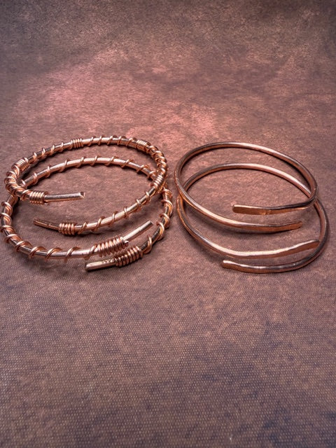 Copper Bangle Set
